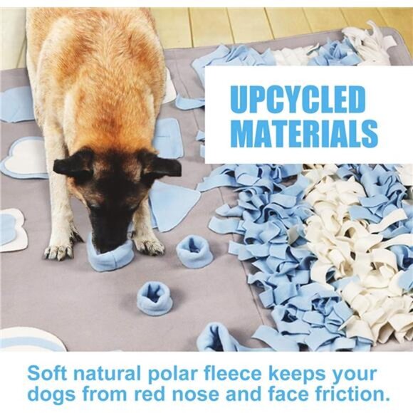 Snuffle Mat for Small Large Dogs Nosework Feeding Mat (23.6"x39.4") Easy to Fill - Picture 7 of 8